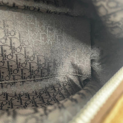 Dior Flight Medium Brown Shearling Leather Shoulder Bag