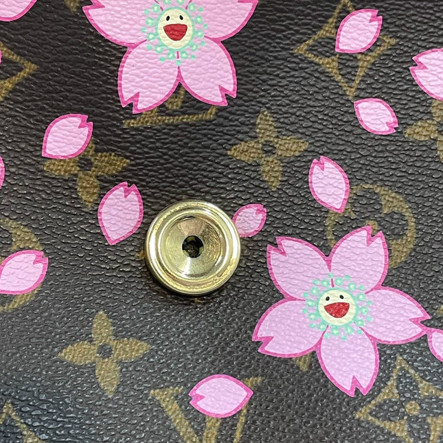 Louis Vuitton x Takashi Murakami Cherry Blossom Sack Reto PM Monogram Handbag