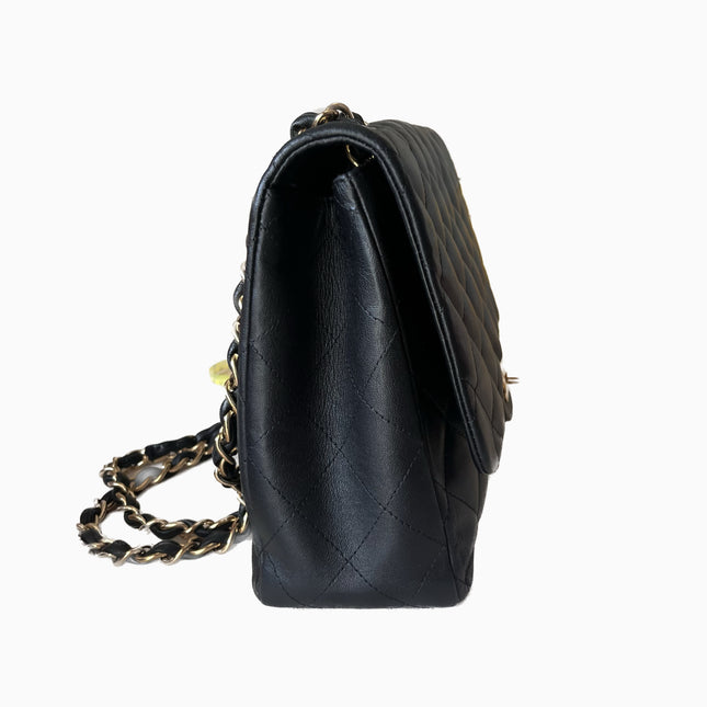 Sold Chanel Timeless/ Classic Flap Large Black with Gold Hardware