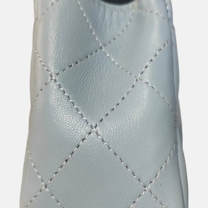 Sold Chanel Classic Flap Rectangular Mini Misty Blue Lambskin, 2011-2012