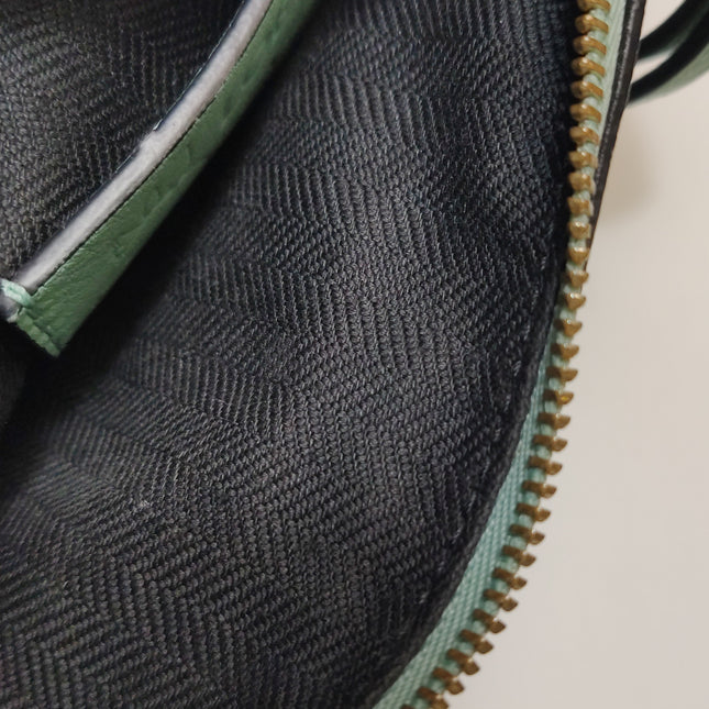 Loewe x Studio Ghibli Collection Susuwatari Mini Puzzle Green Crossbody Bag
