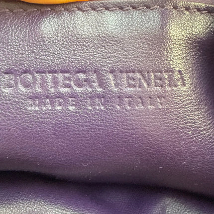 Bottega Veneta Jodie Small Purple Intrecciato Leather Gold Hardware