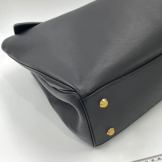Balenciaga Rodeo Large Black Calfskin Leather Two Way Bag