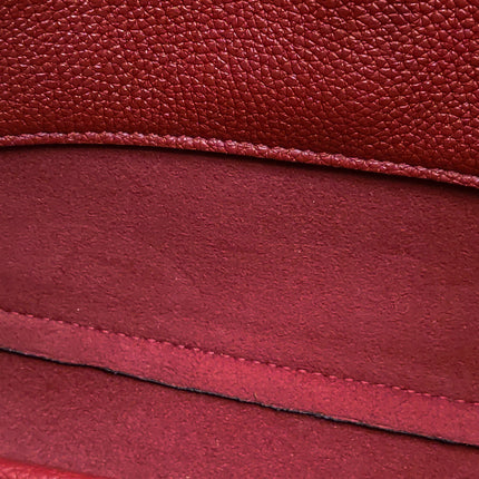 Gucci Jackie 1961 Medium Red Graind Leather Gold Hardware