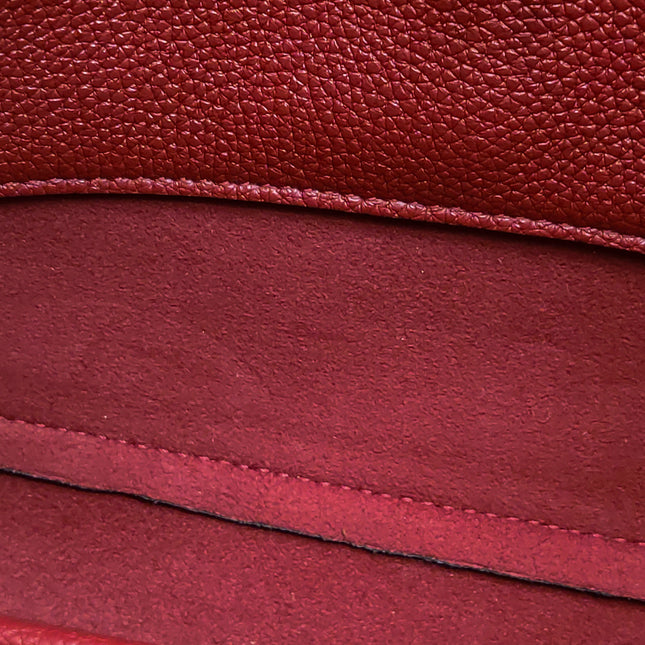 Gucci Jackie 1961 Medium Red Graind Leather Gold Hardware