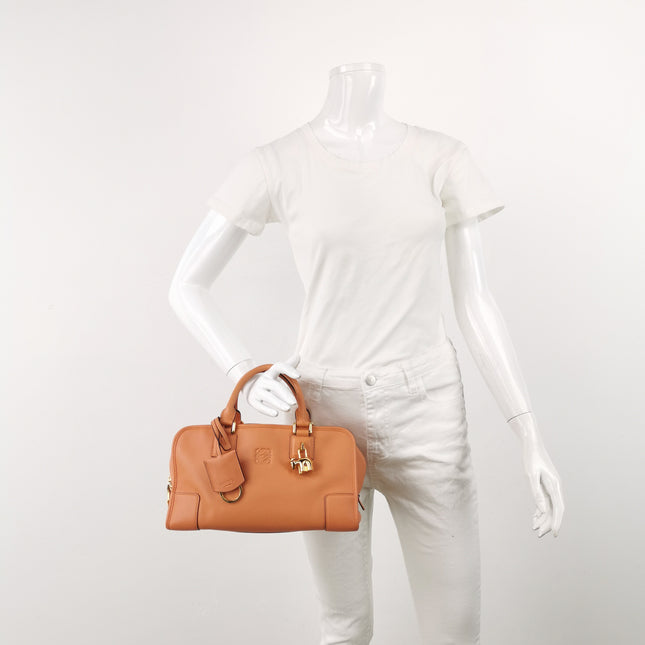 Loewe Amazona 28 in Orange Leather Goat Special Edition