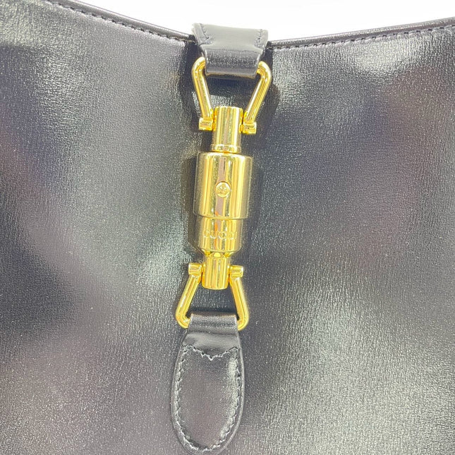 Gucci Jackie 1961 Black Leather Bag Small No Strap