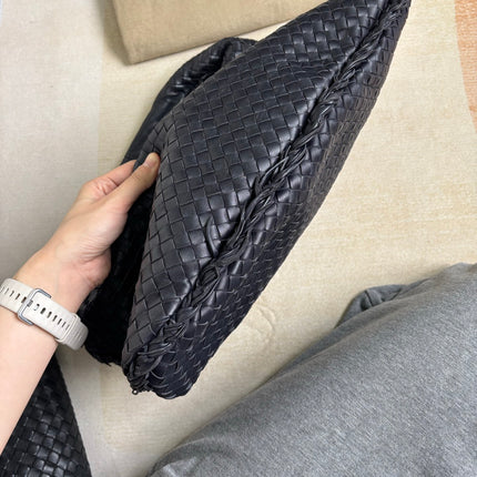 Bottega Veneta Veneta Hobo Dark Navy Intreciatto Leather Bag Large 47cm