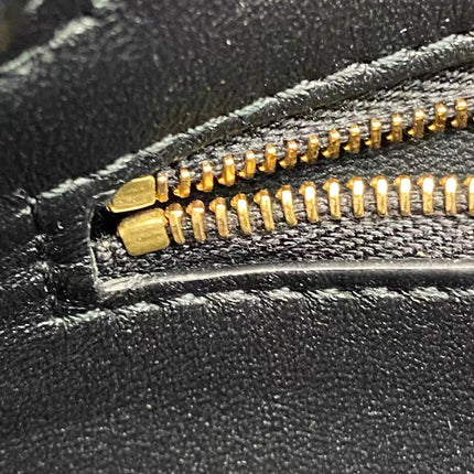 Bottega Veneta Andiamo Medium Black Intrecciato Leather Handbag