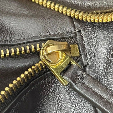 Bottega Veneta Jodie Maxi Lambskin Leather Chocolate Brown 70cm