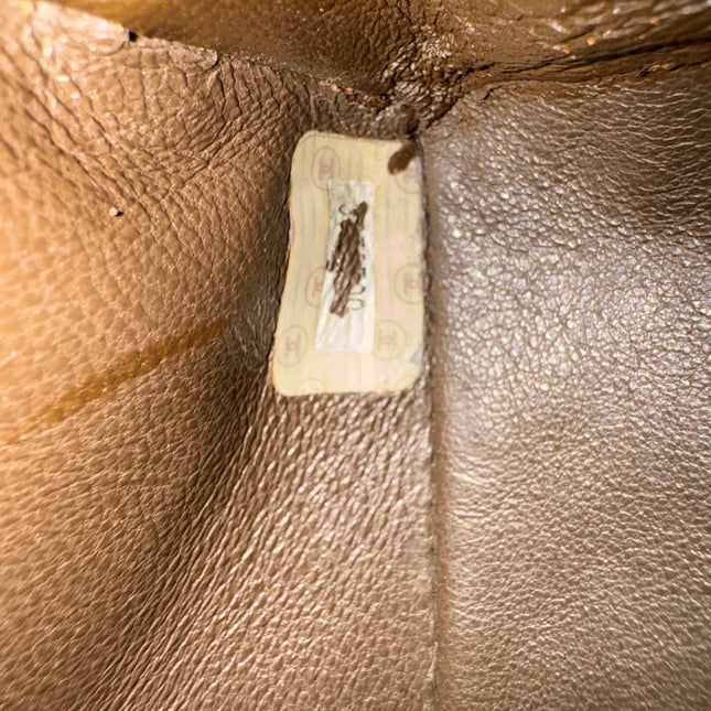 Sold Chanel Classic Flap Brown Suede Single Flap 24k Gold Plated Hardware