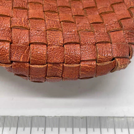 Bottega Veneta Cabat Tote Burnt Metallic Orange Intrecciato Leather 40cm
