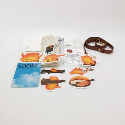 Loewe x Howl's Moving Castle Studio Ghibli Puzzle Calcifer Small Tan Caramel