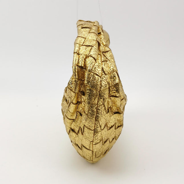 Bottega Veneta Jodie Mini Gold Leather Rare