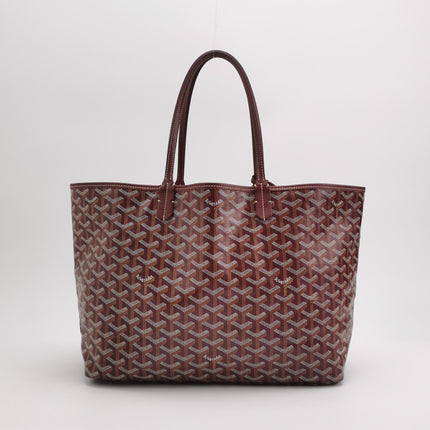 Goyard Saint Louis PM Medium Burgundy Goyardine Tote 2017