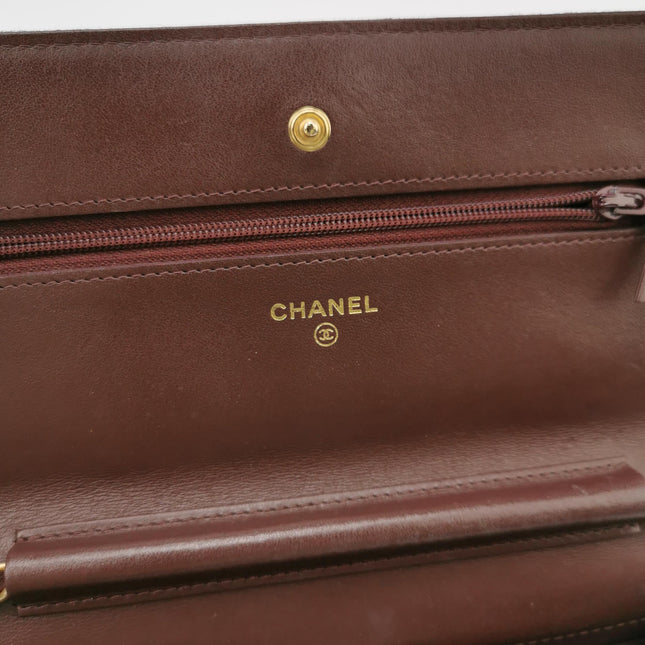 Chanel Wallet on Chain Métiers d'Art Paris-Hamburg 2018 Black Wool Nautical Charms