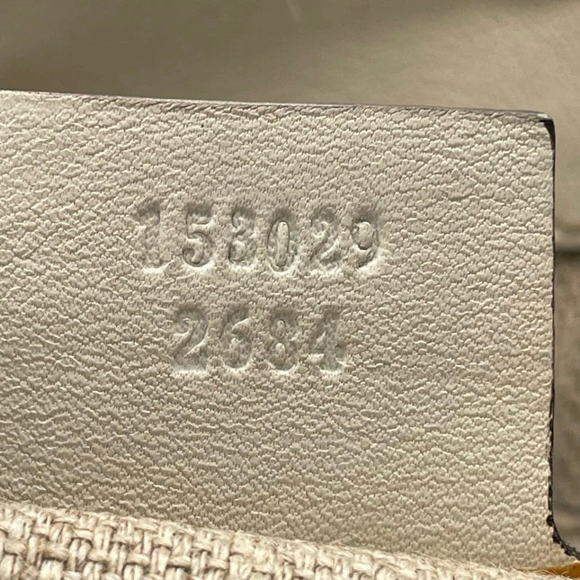 Gucci Jackie Vintage Camel Python Leather Rare