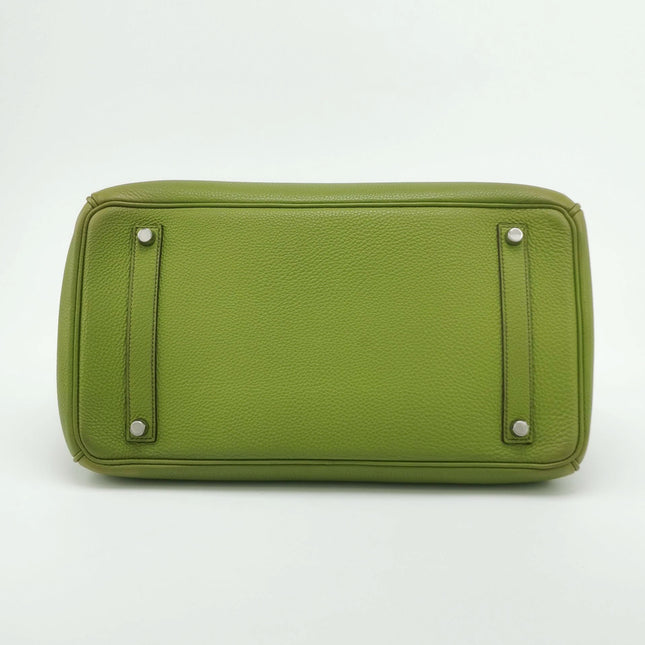 Hermès Birkin 35 Togo Green Vert Anis 37 Palladium Hardware 2008