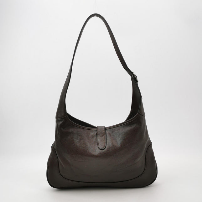 Gucci Jackie by Demna Soft Brown Lambskin Leather Silver Hardware