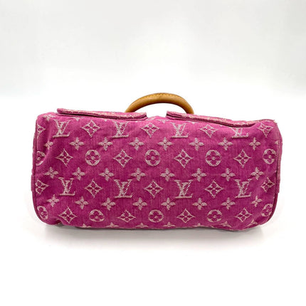 Louis Vuitton Denim Neo Speedy Boston Bag Pink