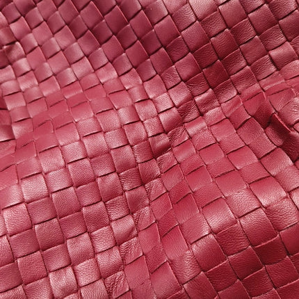 Bottega Veneta Belly Hobo Intrecciato Red Burgundy Medium 40cm