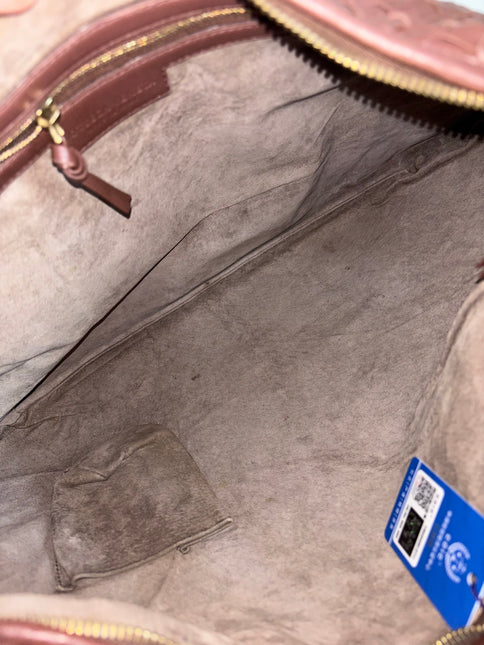 Bottega Veneta Veneta Hobo Intrecciato Chocolate Brown Medium Lambskin Leather 45cm