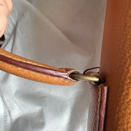 Hermes Kelly 28 Sellier Brown Gold Epsom Leather Gold Hardware 1985