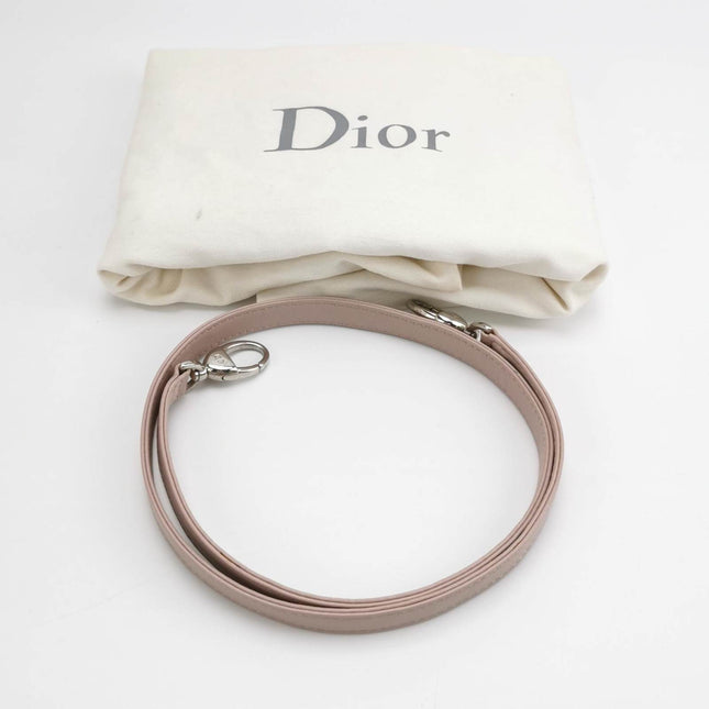 Sold Lady Dior 2012 Large Bag Pink Lambskin Cannage Leather