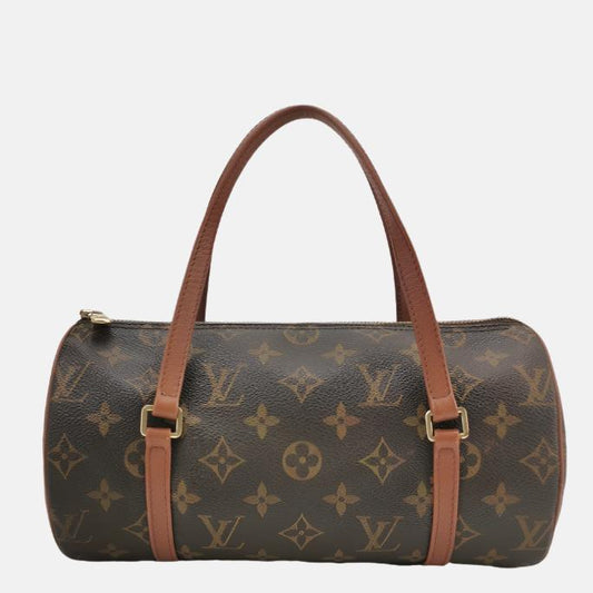 Louis Vuitton Monogram Papillon 31 Large Handbag Canvas-Luxbags