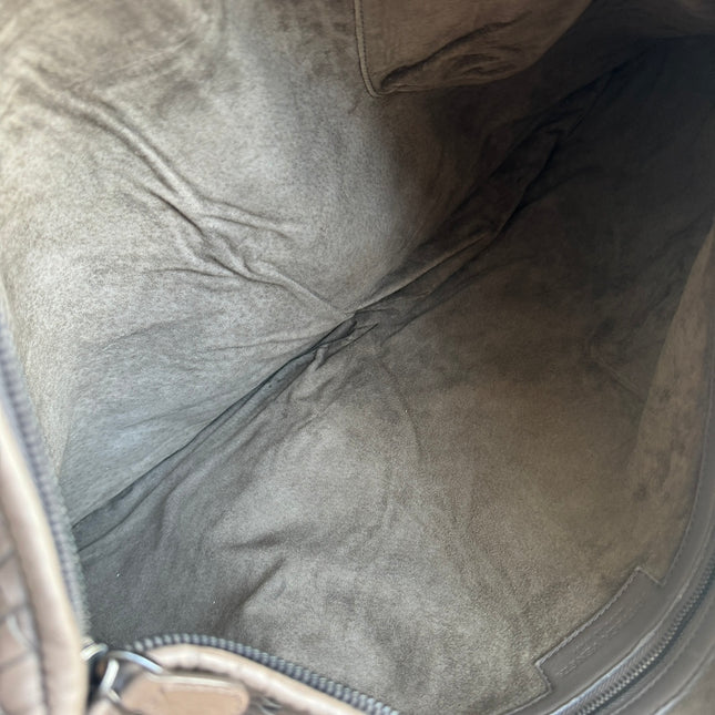 Sold Bottega Veneta Hobo Bag Large Grey leather 52cm