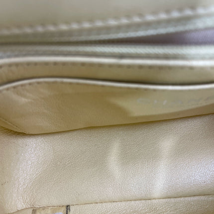 Chanel Classic Flap Rectangular Mini Yellow Patent Leather Silver HW, 2014-2015