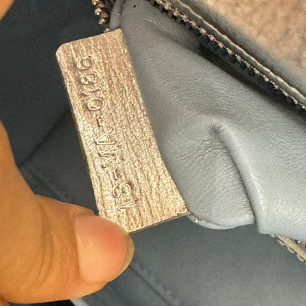 SOLD Lady Dior Small My Abcdior Cannage Leather Silver