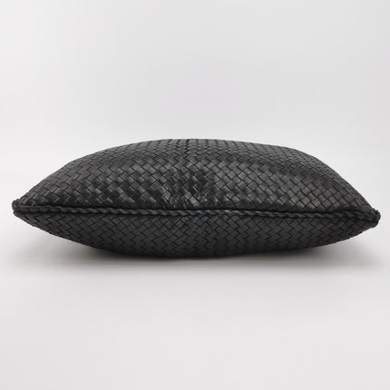 Bottega Veneta Veneta Hobo Maxi Black Leather 51cm