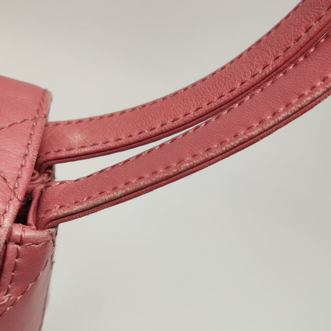 Chanel Kelly Vintage Top Handle Bag Lambskin Leather 24k Gold Hardware