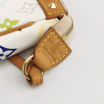 Louis Vuitton x Takashi Murakami Pochette Accessoire White Multicolor