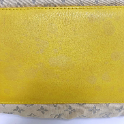 Louis Vuitton Neo Papillon Revelation GM Beige and Canvas Yellow Leather with Strap