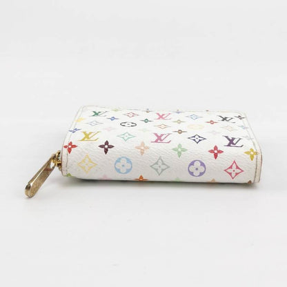 Louis Vuitton x Takashi Murakami Card Holder Zippy White Multicolor