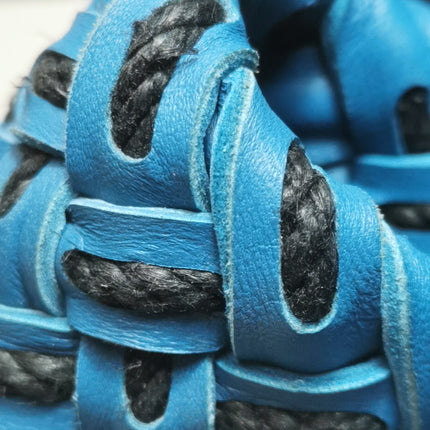 Bottega Veneta Cabat Tote Intreccio Leather Navy and Black 42cm