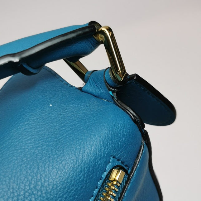 Loewe x Spirited Away Studio Ghibli Collection Puzzle Small Blue Crossbody Bag