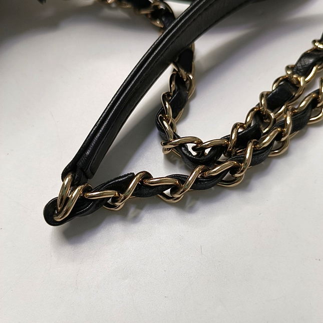 Chanel Trendy CC Small Black Lambskin Leather Gold Hardware