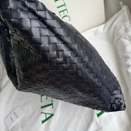 Bottega Veneta Hop Large Leather Navy Hobo Bag 55cm