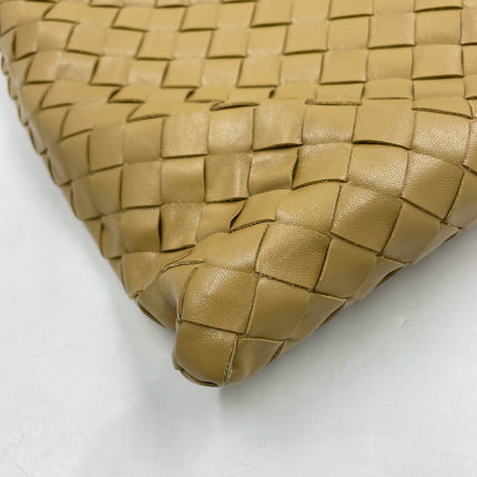 Bottega Veneta Hop Hobo Medium Leather Beige 46cm