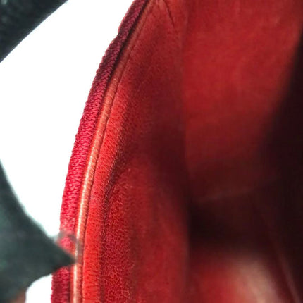 Chanel Mini Top Handle Bag Red Fabric Gold Hardware