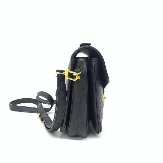 Sold Louis Vuitton Pochette Métis Monogram Empreinte Leather Black