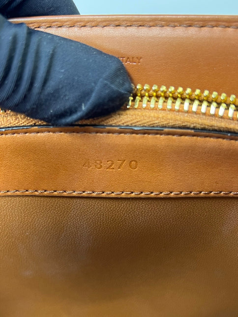 Celine 16 Bag Small Caramel Natural Tan Smooth Calfskin Leather