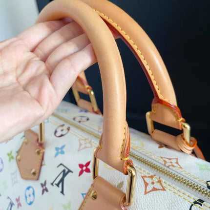 Louis Vuitton x Takashi Murakami Speedy 40 White Multicolor