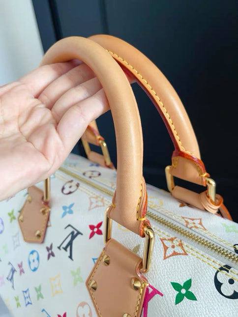Louis Vuitton x Takashi Murakami Speedy 40 White Multicolor