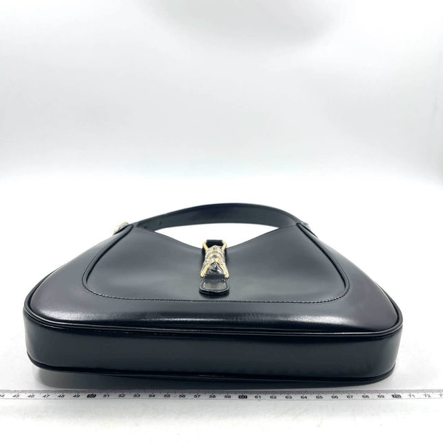 Sold Gucci Jackie 1961 Black Leather Bag with Adjustable Strap Never Worn