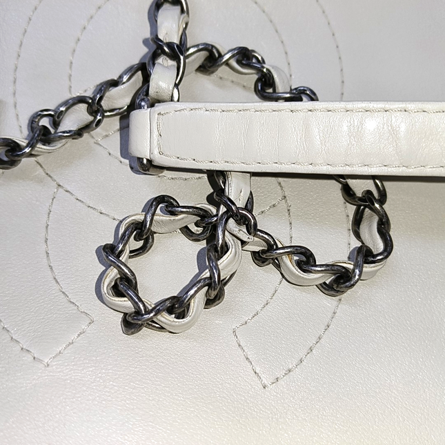 Chanel In Seoul Backpack Chalk White Calfskin Leather, 2015-2016