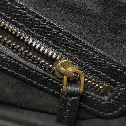 Dior Saddle 2020 Medium Grained Calfskin Leather Bag Black